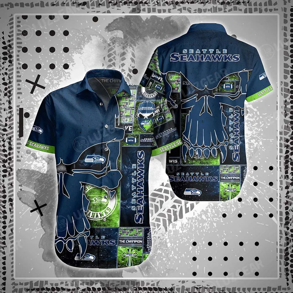 Seattle Seahawks Champion’s Claw Hawaiian Shirt