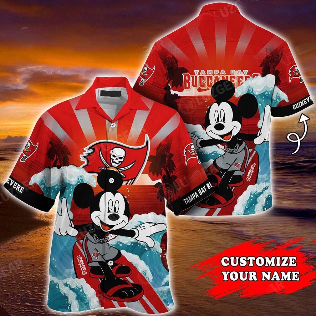 Tampa Bay Buccaneers Buccaneer Beach Hawaiian Shirt