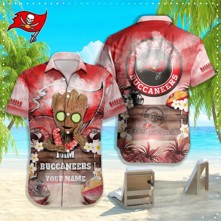 Tampa Bay Buccaneers Groot Hawaiian Shirt