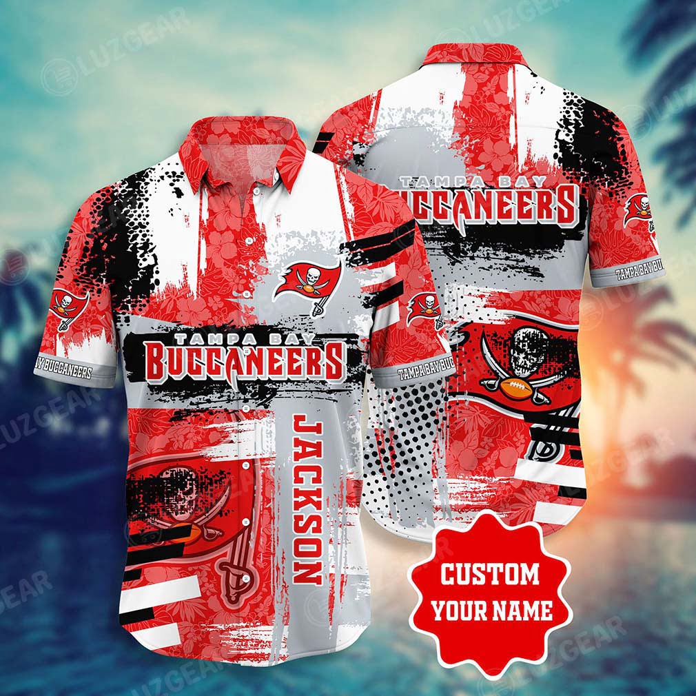 Tampa Bay Buccaneers Tropic Treasure Hawaiian Shirt