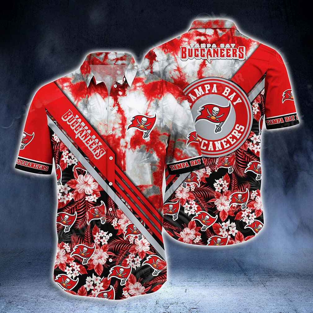 Tampa Bay Buccaneers Tropical Victory Hawaiian Shirt