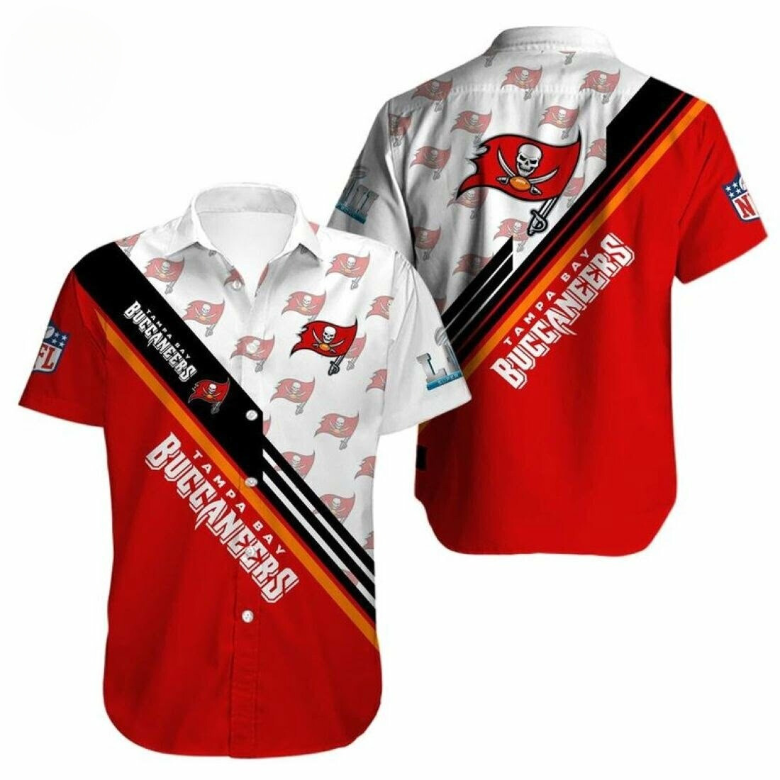 Tampa Bay Buccaneers Victory Wave Hawaiian Shirt