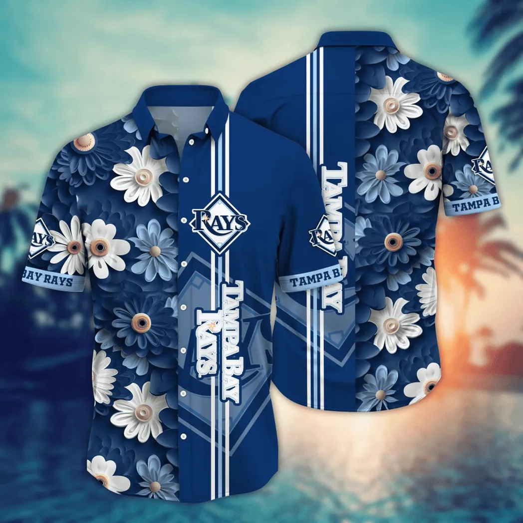 Tampa Bay Rays Daisy Delight Hawaiian Shirt