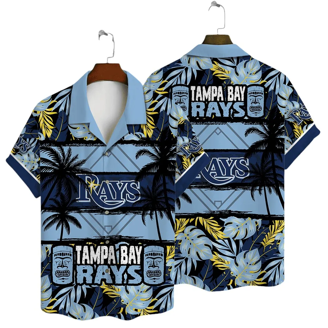 Tampa Bay Rays Palm Paradise Hawaiian Shirt