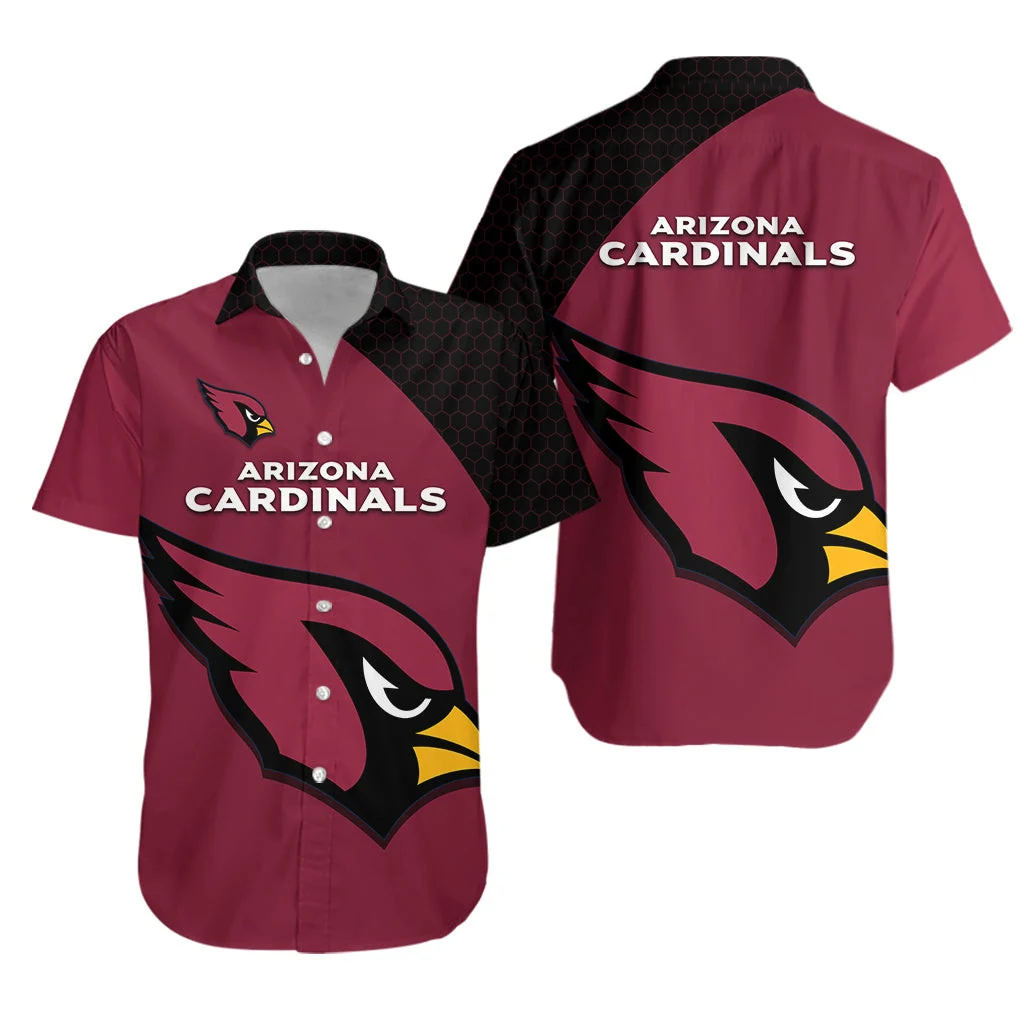 Arizona Cardinals Bold Logo Hawaiian Shirt