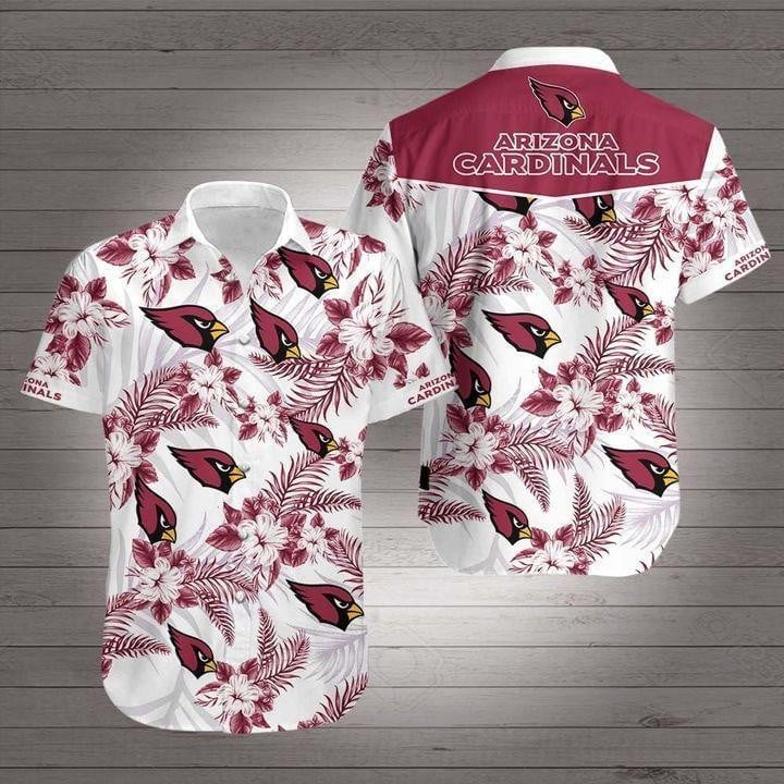 Arizona Cardinals Floral Spirit Hawaiian Shirt