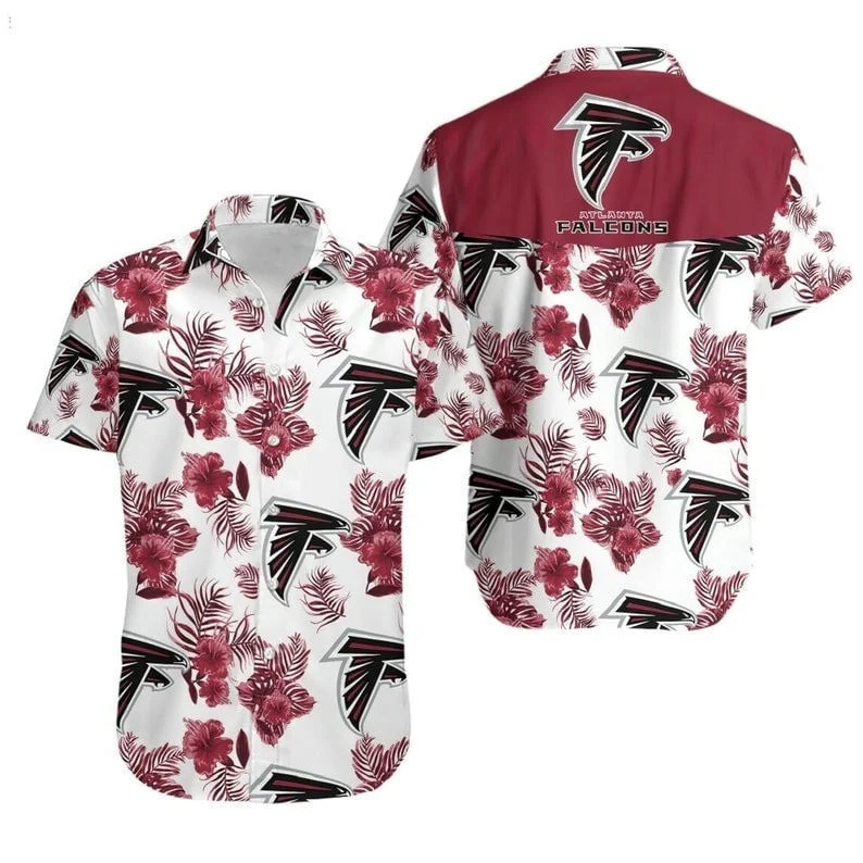 Atlanta Falcons Hibiscus Breeze Hawaiian Shirt