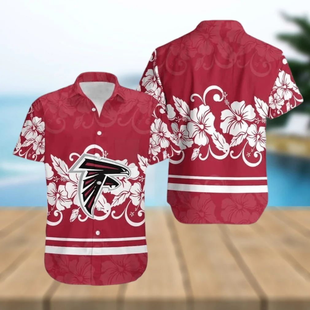 Atlanta Falcons Hibiscus Classic Hawaiian Shirt