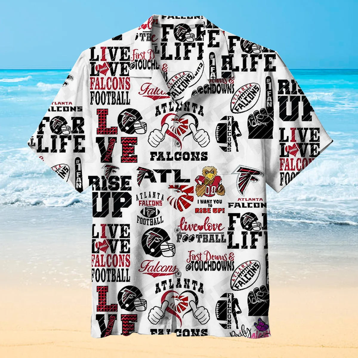 Atlanta Falcons Rise Up Hawaiian Shirt