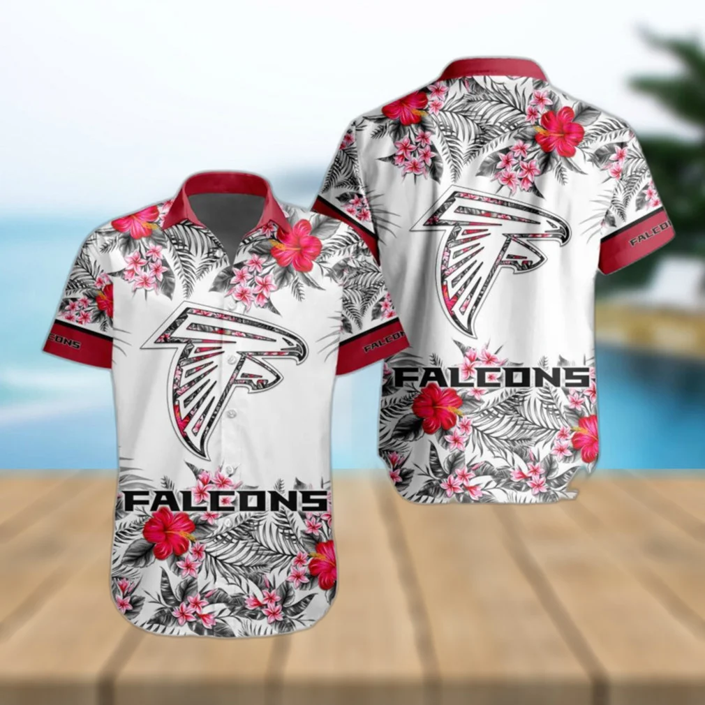 Atlanta Falcons Tropical Bloom Hawaiian Shirt