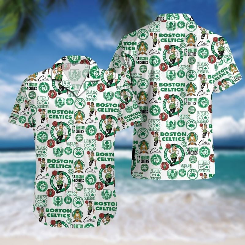 Boston Celtics All-In Hawaiian Shirt
