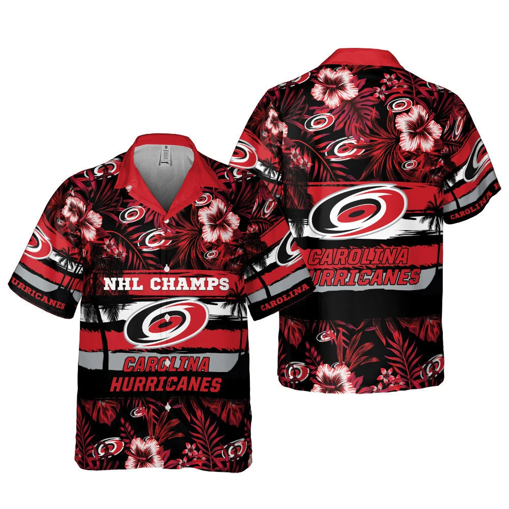 Carolina Hurricanes Champs Paradise Hawaiian Shirt
