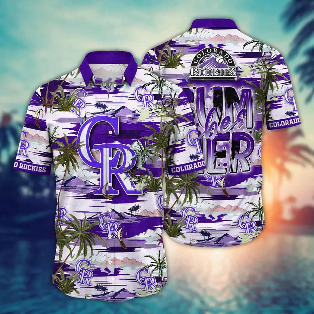Colorado Rockies Tropical Summer Hawaiian Shirt