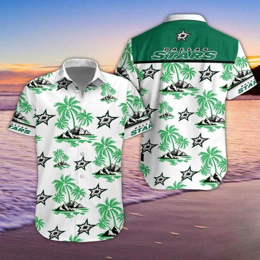 Dallas Stars Tropical Escape Hawaiian Shirt