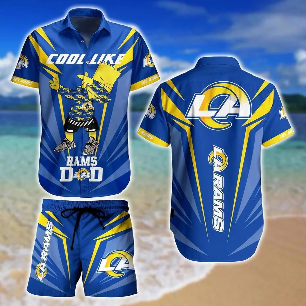 Los Angeles Rams Cool Dad Hawaiian Shirt