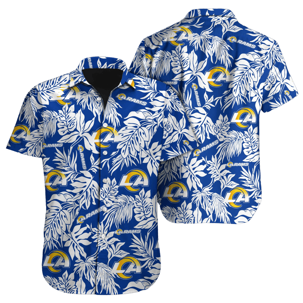 Los Angeles Rams Jungle Vibes Hawaiian Shirt
