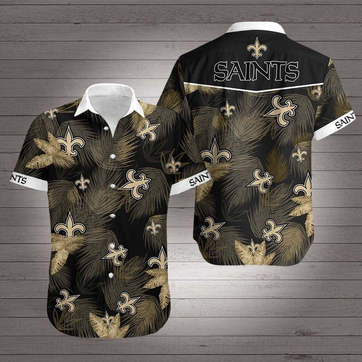 New Orleans Saints Golden Breeze Hawaiian Shirt