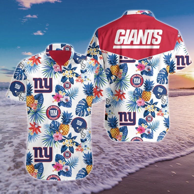 New York Giants Summer Paradise Hawaiian Shirt