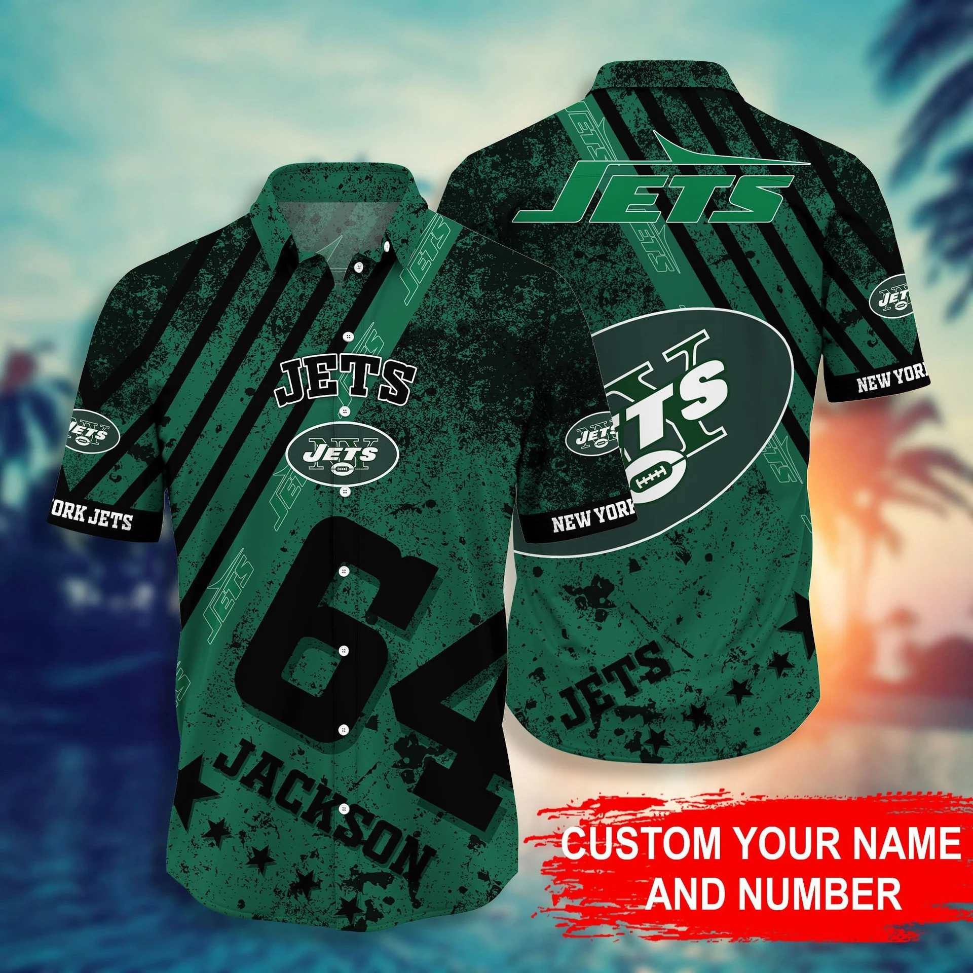 New York Jets Personalized Pride Hawaiian Shirt