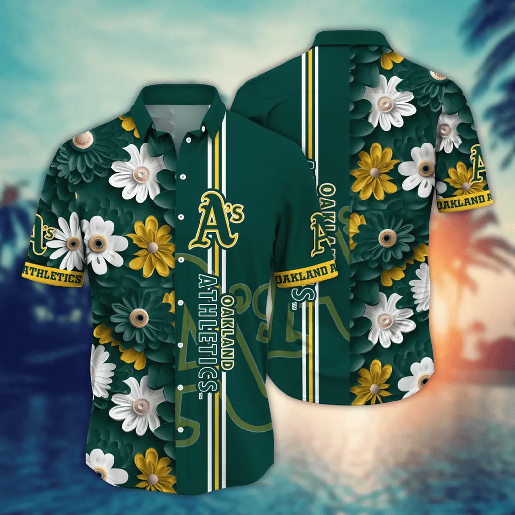 Oakland Athletics Daisy Charm Hawaiian Shirt