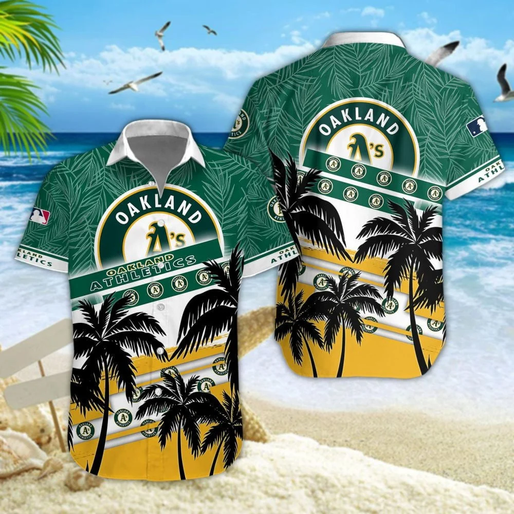 Oakland Athletics Palm Paradise Hawaiian Shirt
