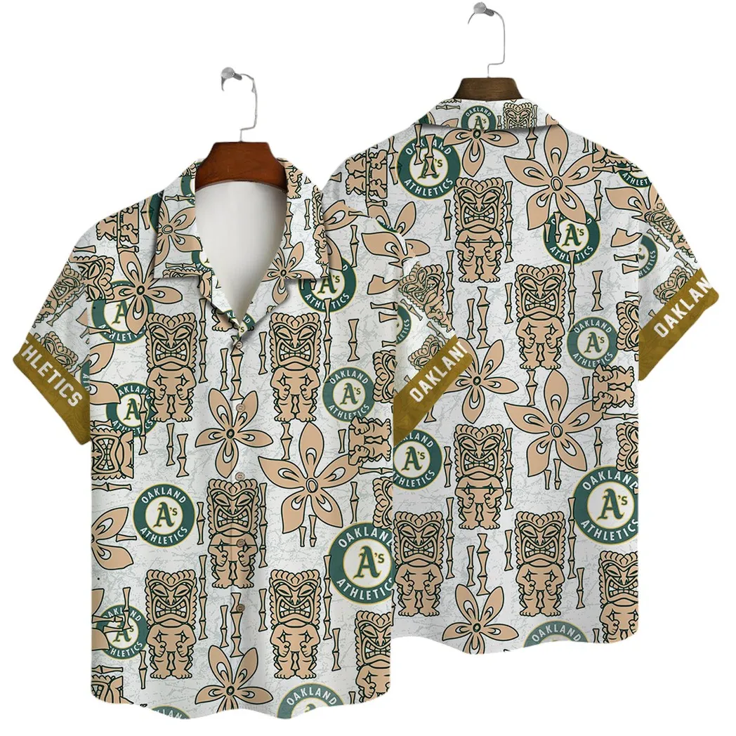 Oakland Athletics Tropical Tiki Hawaiian Shirt