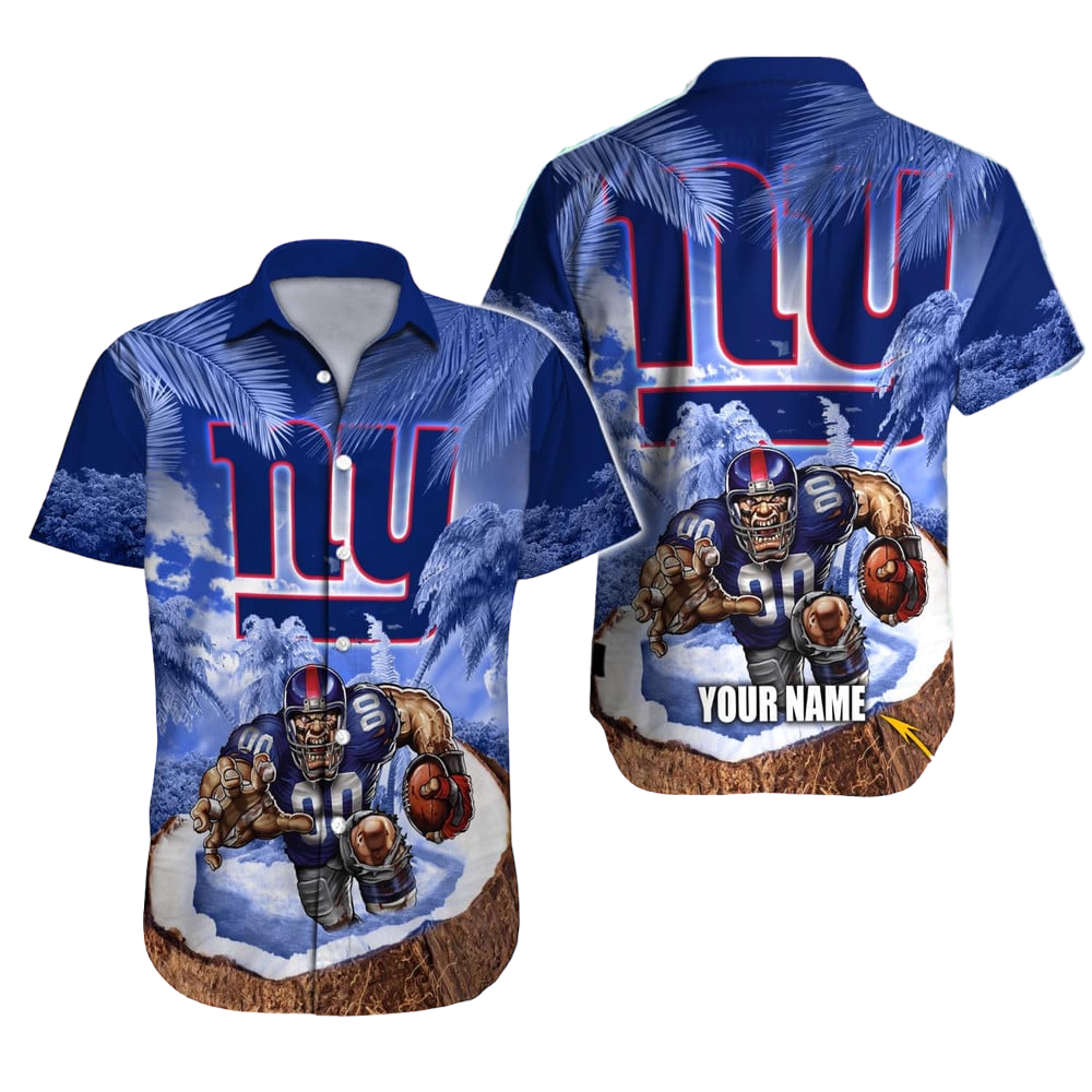 Personalized New York Giants Ice Breaker Hawaiian Shirt
