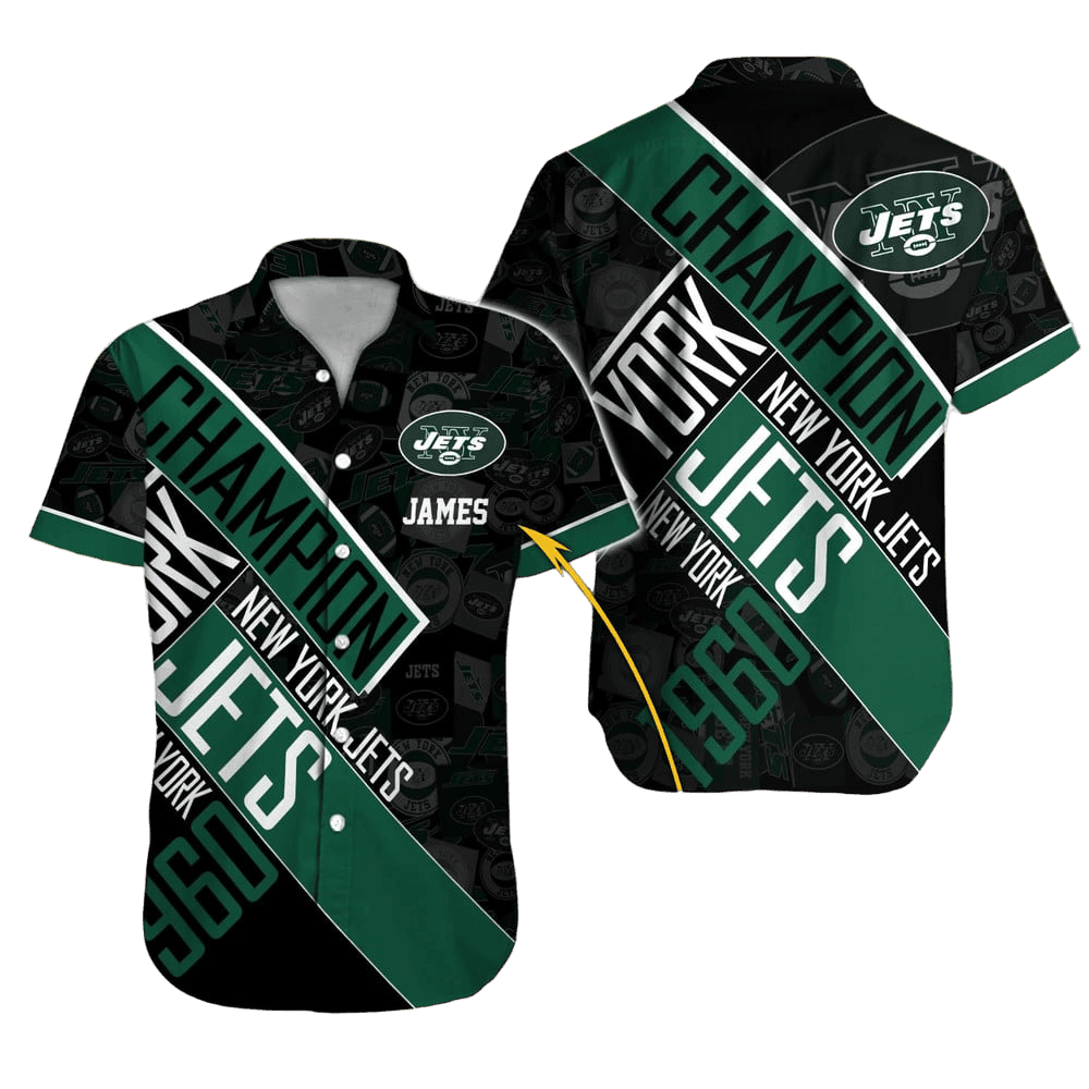 Personalized New York Jets Champion Legacy Hawaiian Shirt