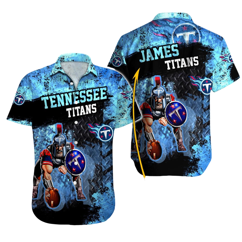 Personalized Tennessee Titans Battle Armor Hawaiian Shirt