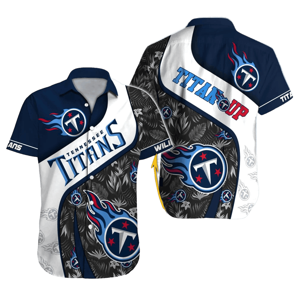 Personalized Tennessee Titans Dynamic Wave Hawaiian Shirt