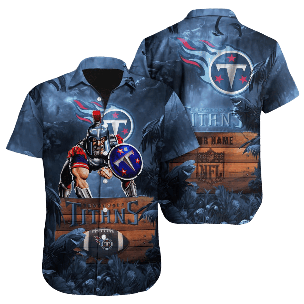 Personalized Tennessee Titans Island Warrior Hawaiian Shirt