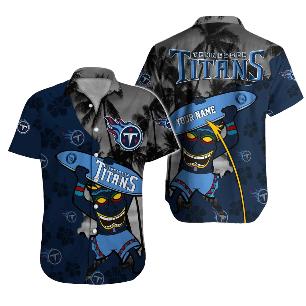 Personalized Tennessee Titans Tiki Spirit Hawaiian Shirt