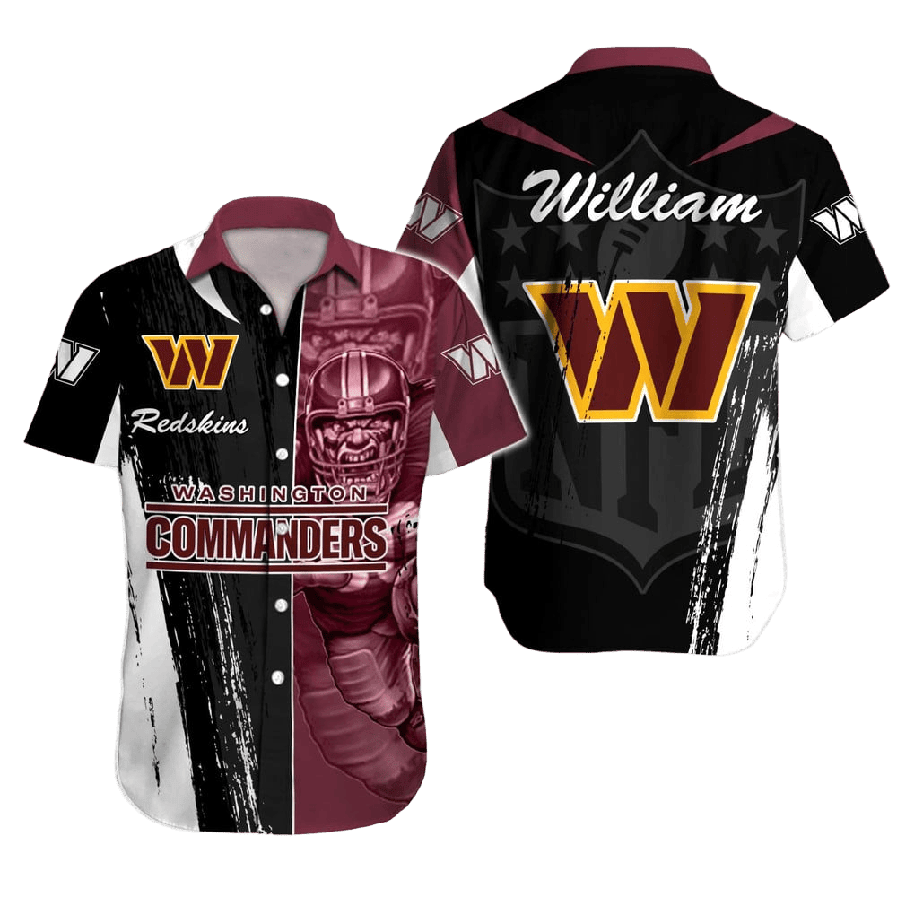 Personalized Washington Commanders Dual Tone Legacy Hawaiian Shirt