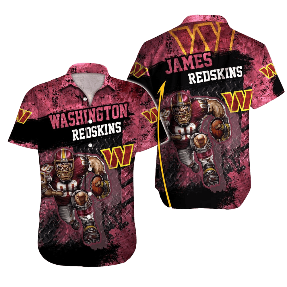 Personalized Washington Commanders Grit Play Hawaiian Shirt