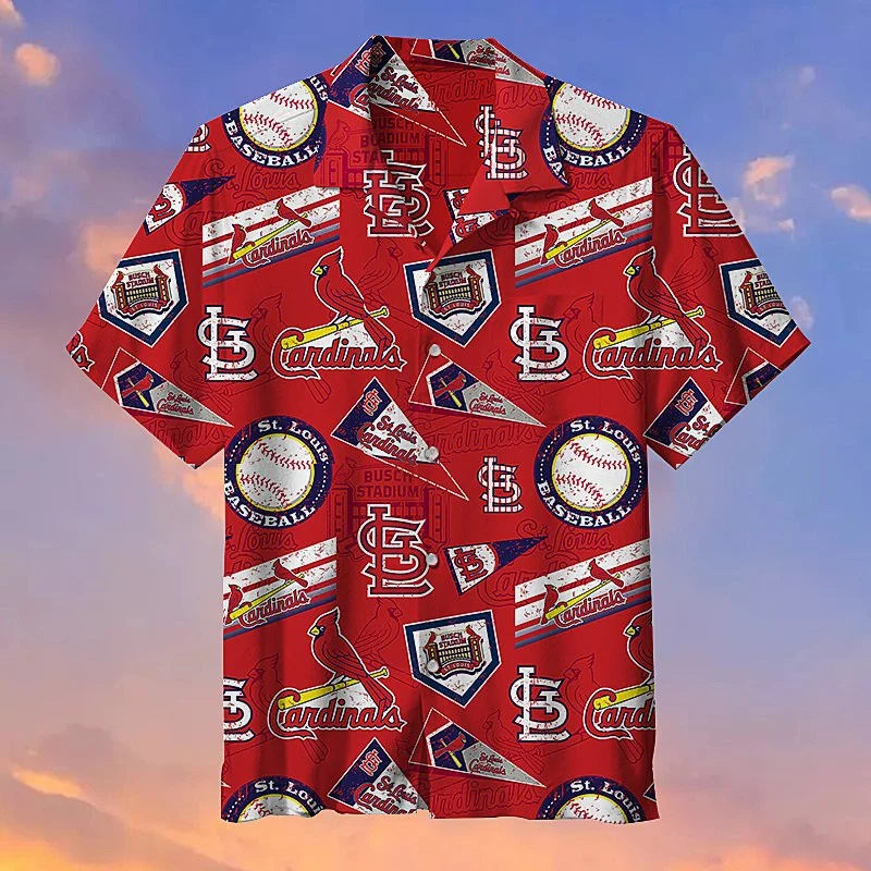 St. Louis Cardinals All-Star Collage Hawaiian Shirt