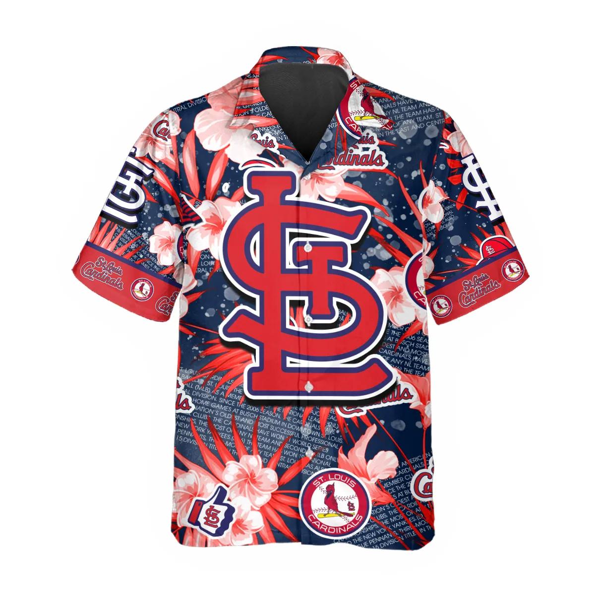 St. Louis Cardinals Floral Passion Hawaiian Shirt