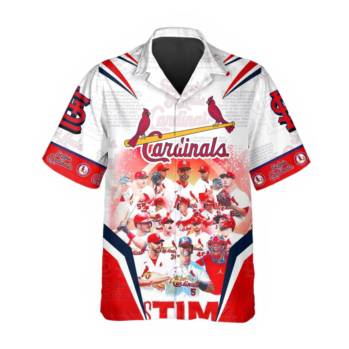 St. Louis Cardinals Team Spirit Hawaiian Shirt