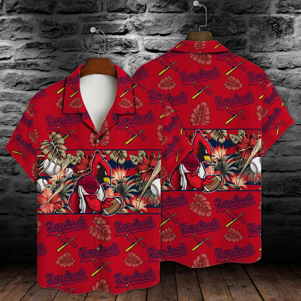 St. Louis Cardinals Tropical Game Hawaiian Shirt