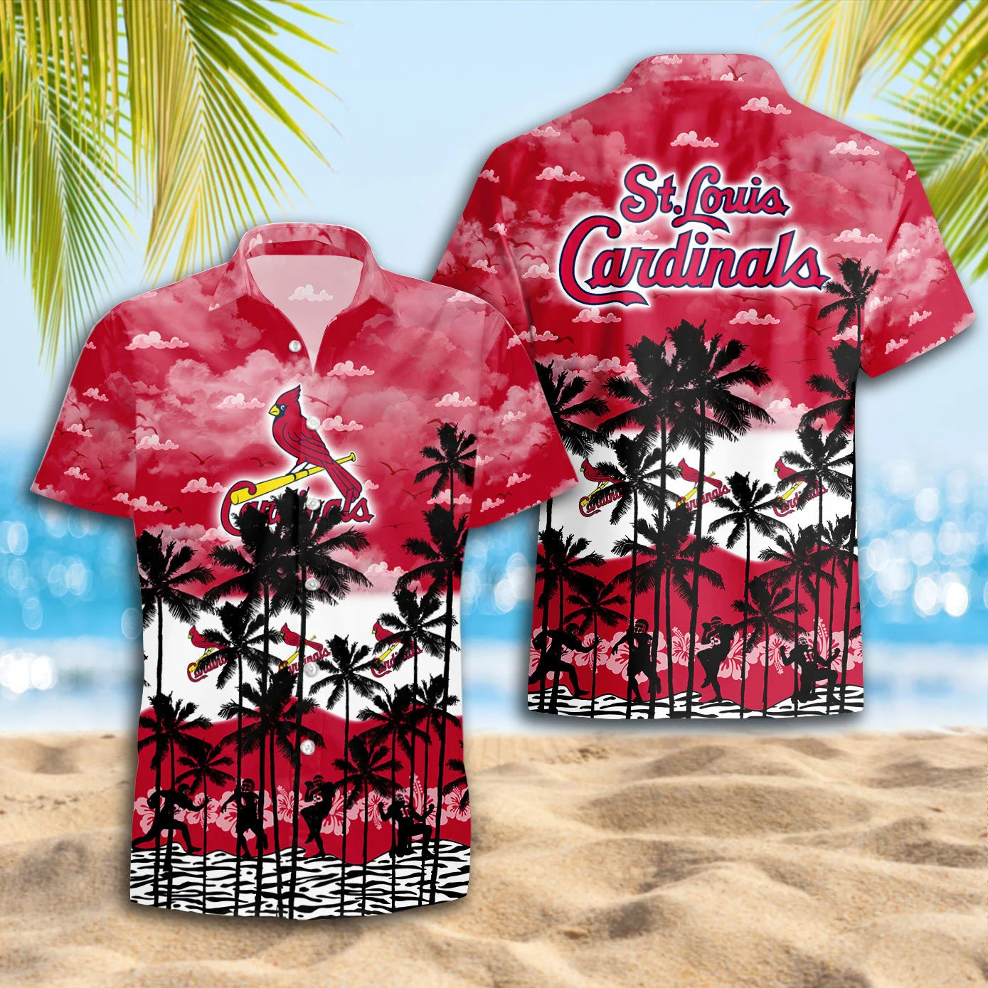 St. Louis Cardinals Tropical Paradise Hawaiian Shirt