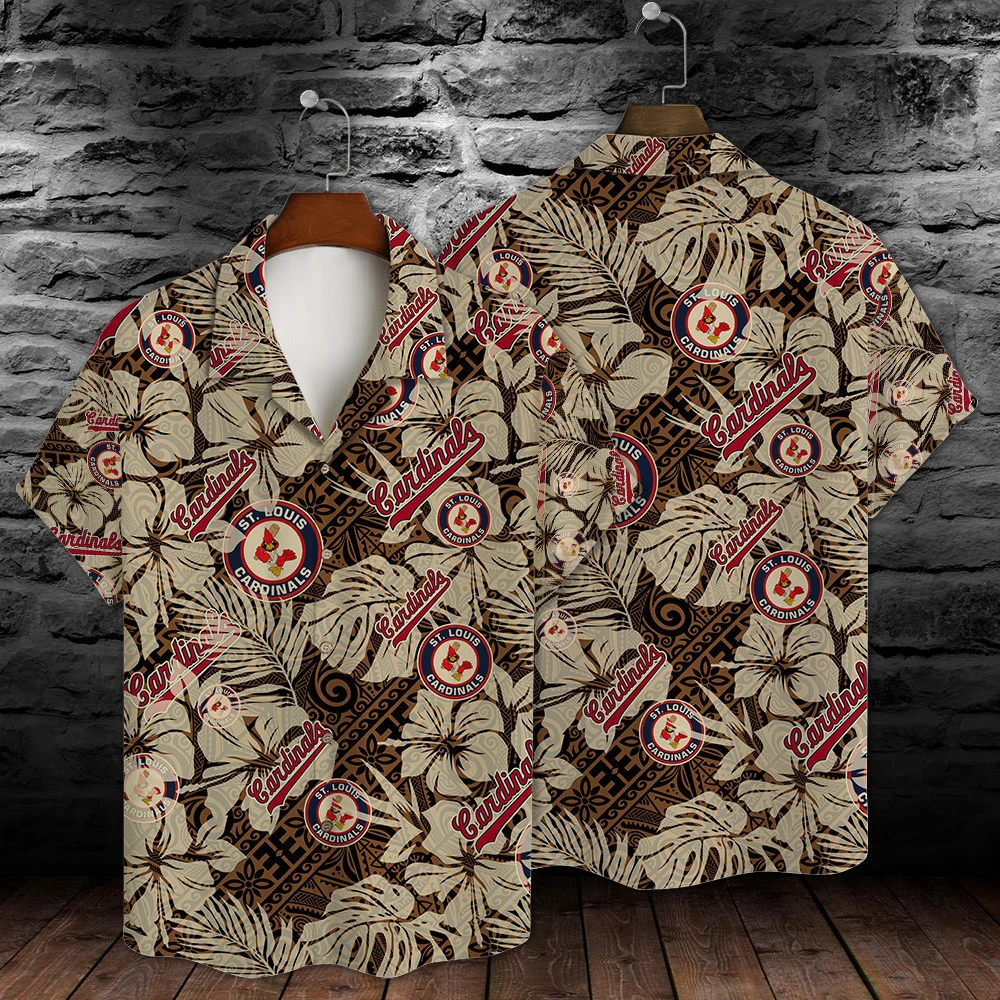 St. Louis Cardinals Tropical Tribal Hawaiian Shirt