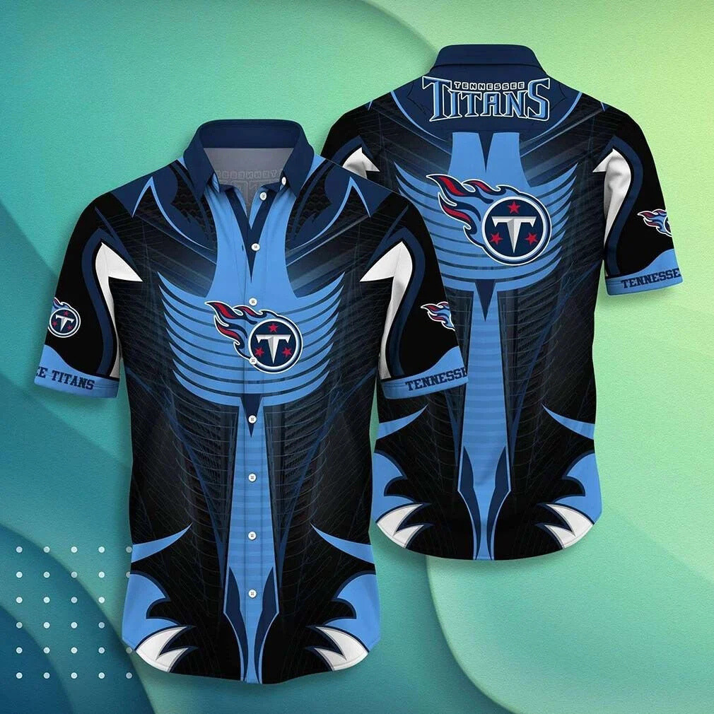 Tennessee Titans Armored Legacy Hawaiian Shirt