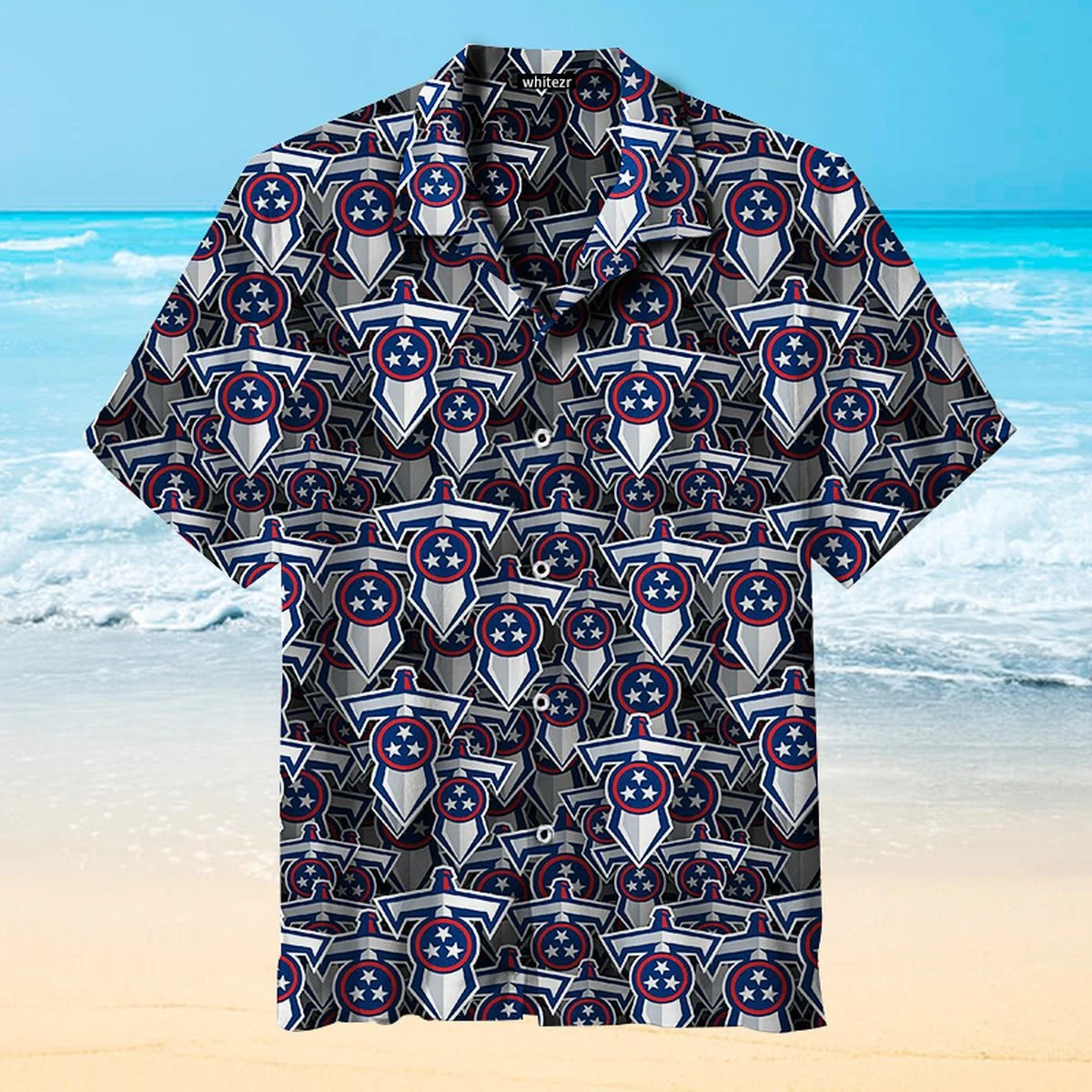 Tennessee Titans Bold Blade Hawaiian Shirt