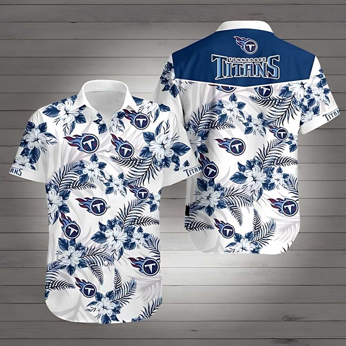 Tennessee Titans Floral Paradise Hawaiian Shirt