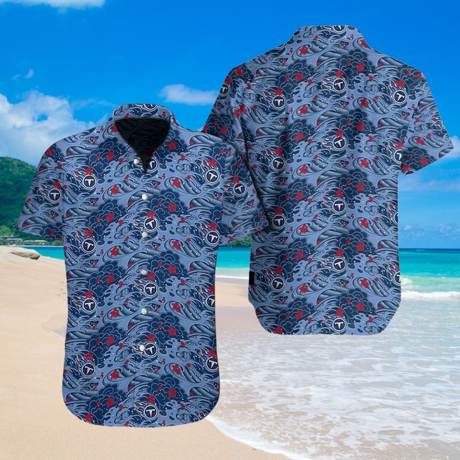 Tennessee Titans Ocean Wave Hawaiian Shirt