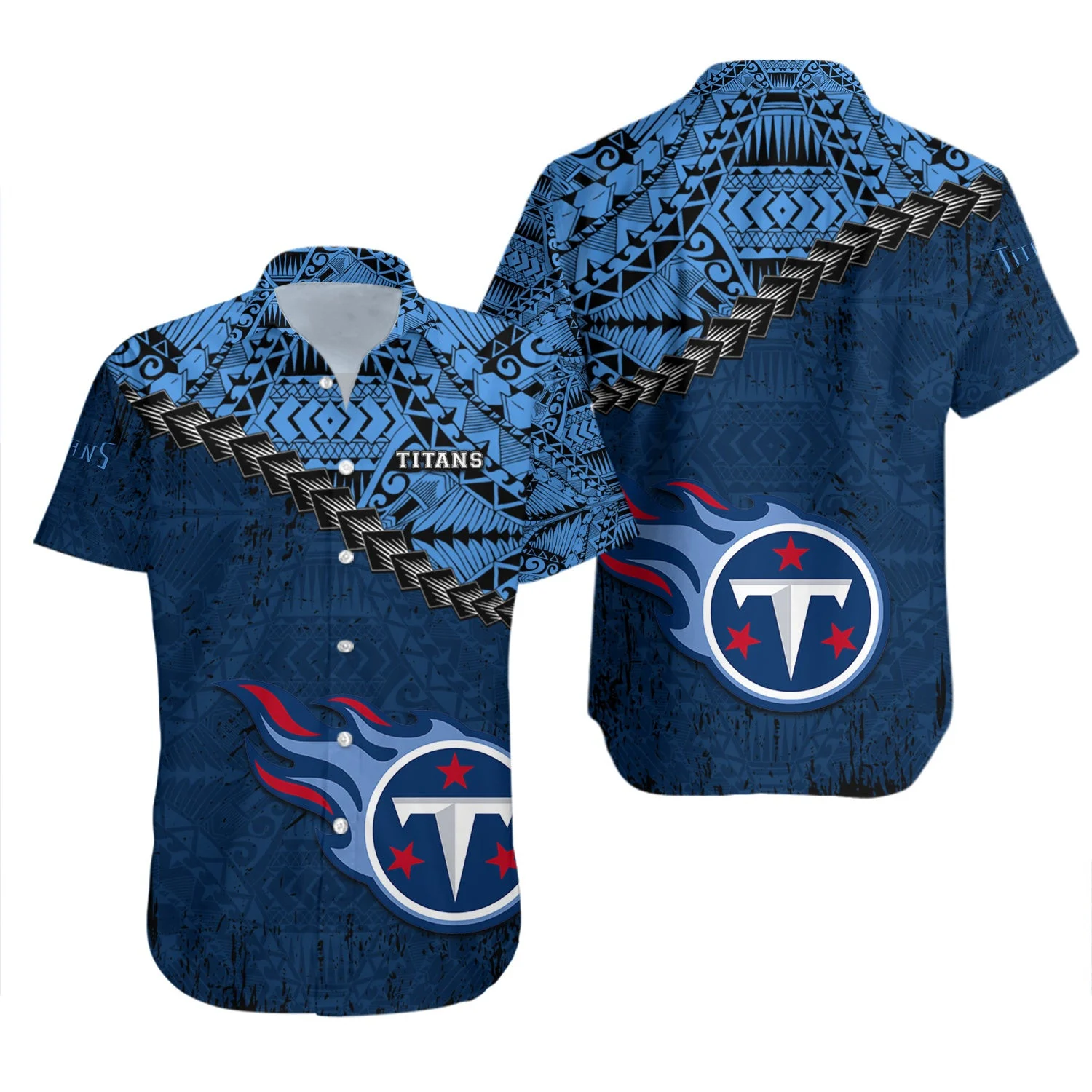 Tennessee Titans Tribal Pride Hawaiian Shirt