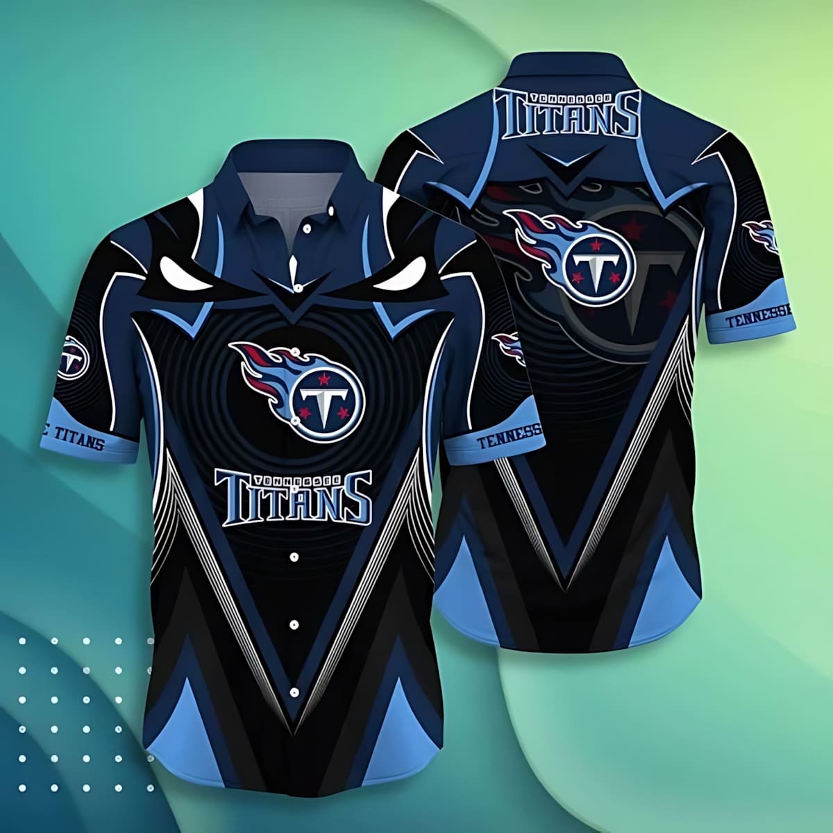 Tennessee Titans Vortex Vision Hawaiian Shirt