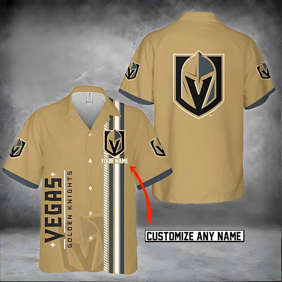 Vegas Golden Knights Elite Custom Hawaiian Shirt