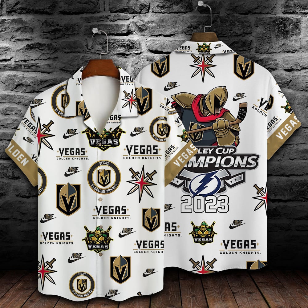 Vegas Golden Knights Stanley Cup Champions Hawaiian Shirt