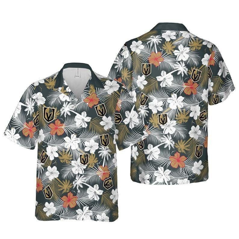 Vegas Golden Knights Tropical Victory Hawaiian Shirt