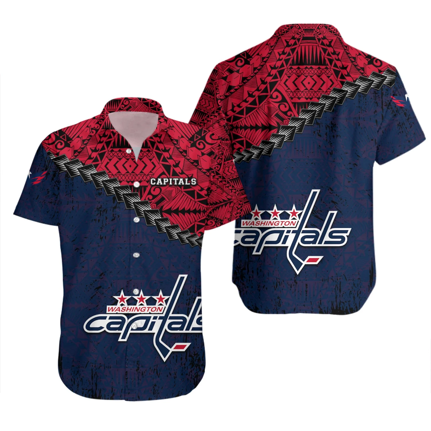 Washington Capitals Tribal Spirit Hawaiian Shirt